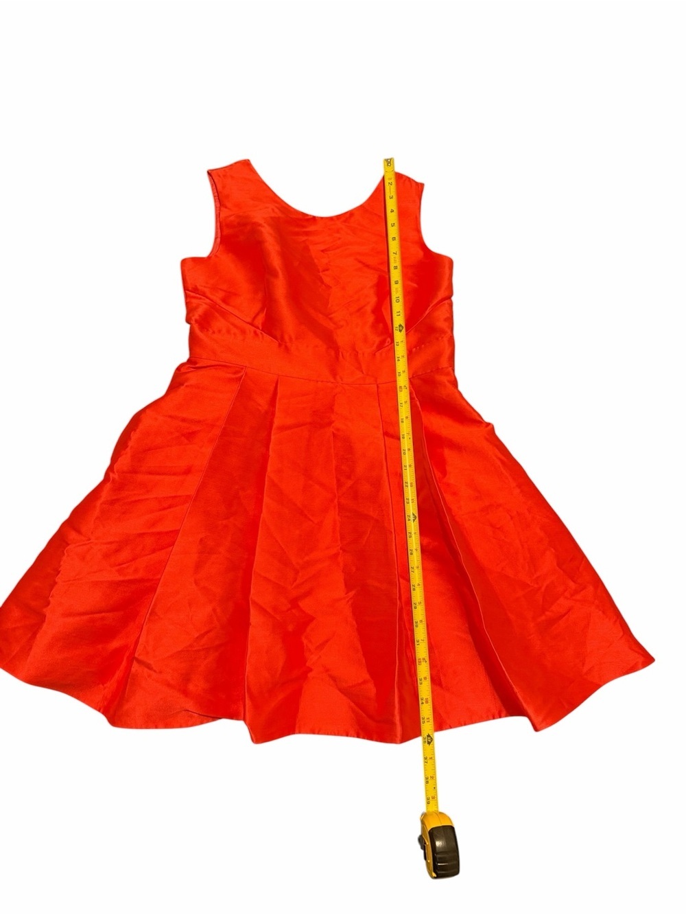 Kate Spade Sleeveless Coral-Red Fit & Flare Mini Dress,NWT,SZ14 - Picture 8 of 14